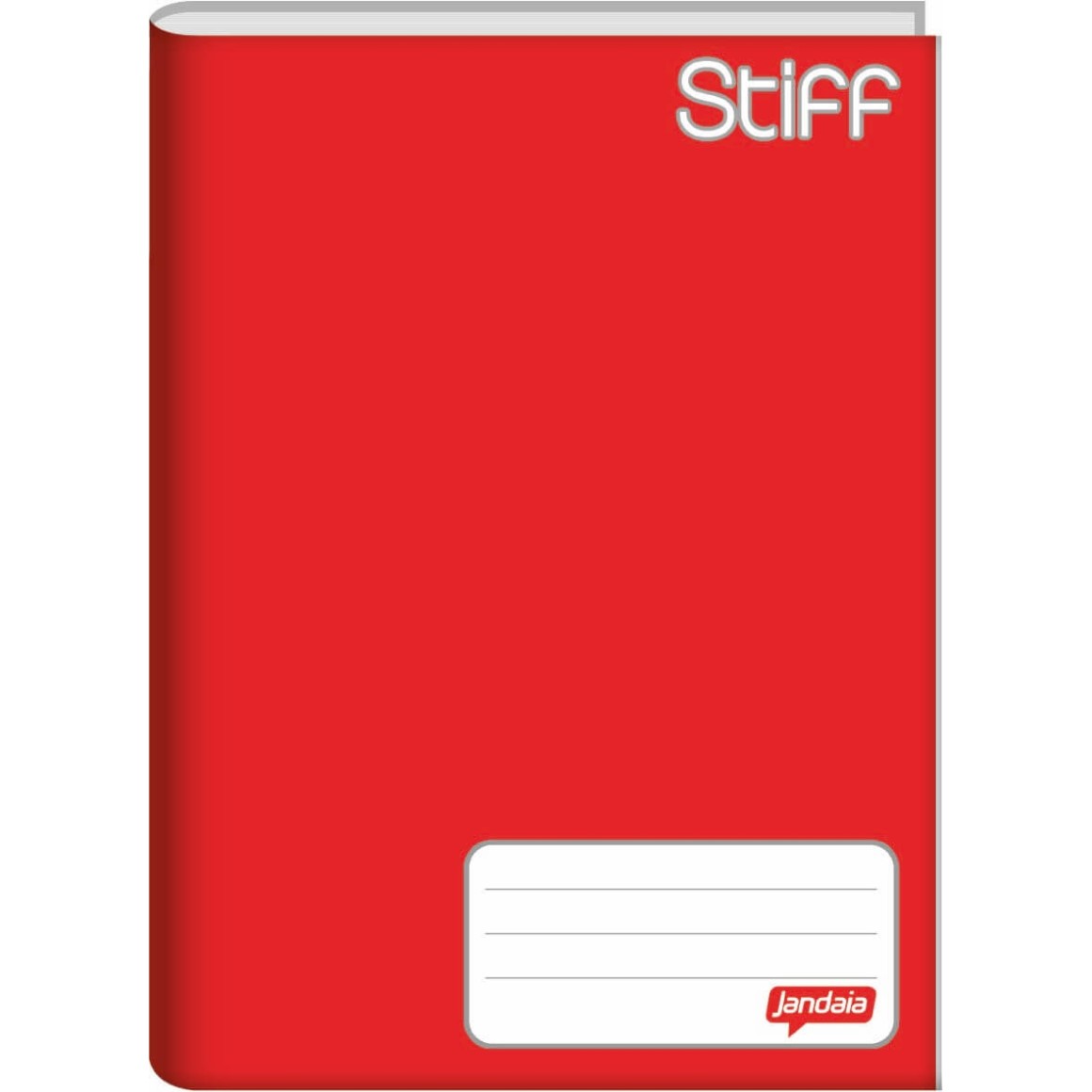 Caderno UniversitÁrio Capa Dura Brochura 48fls Vermelho Jandaia 5513