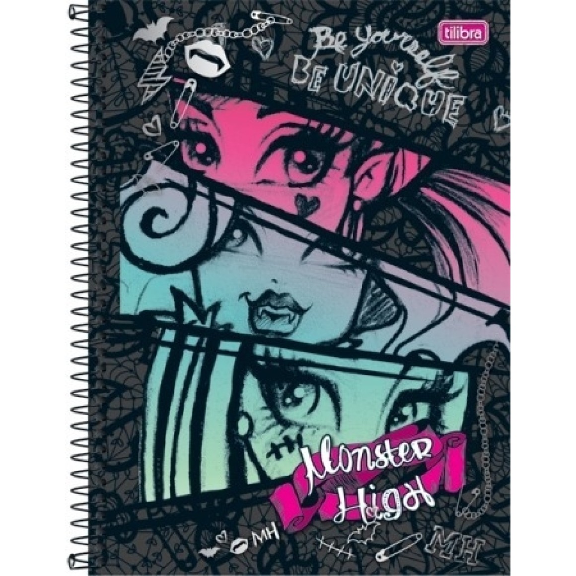 Caderno UniversitÁrio Capa Dura 96fls Monster High Tilibra 8514